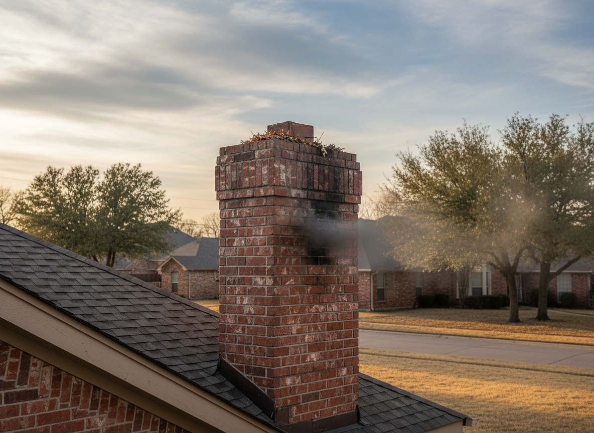 Draft Issues Common in Brick Chimneys Around Benbrook