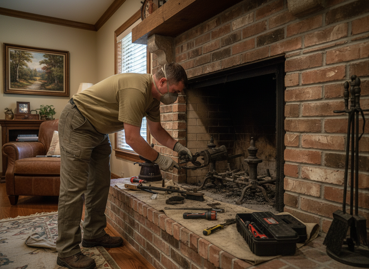 Chimney Damper Repair in Benbrook, TX