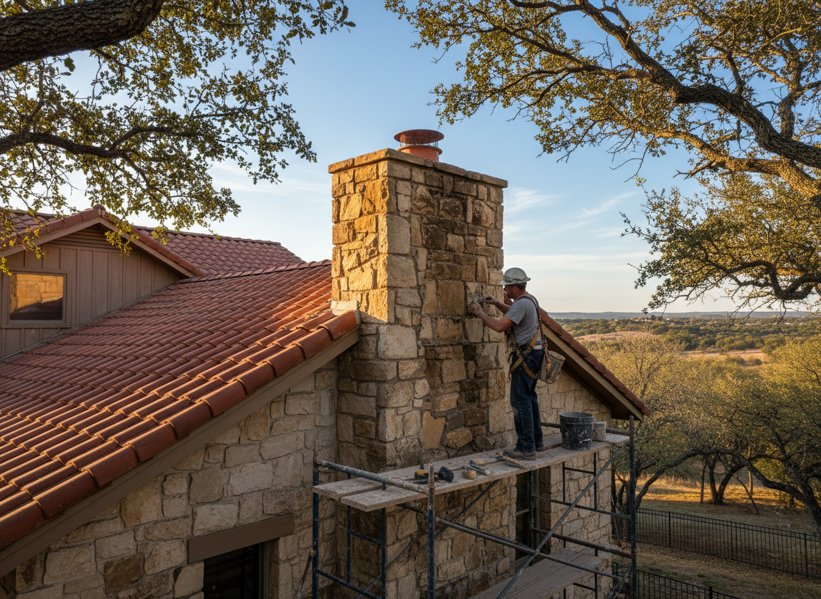 Chimney Masonry Repair in Benbrook, TX