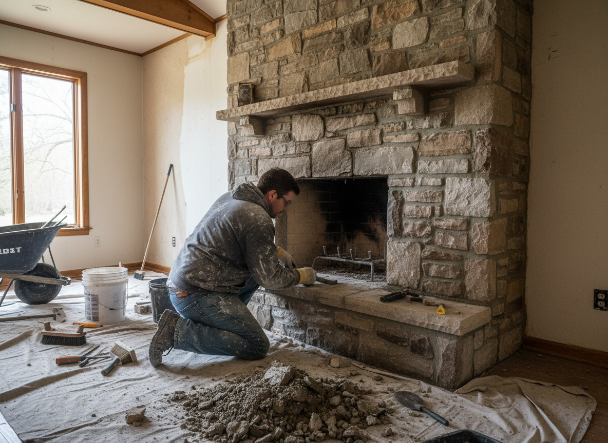 Chimney Repair in Lake Benbrook Estates, TX 76126